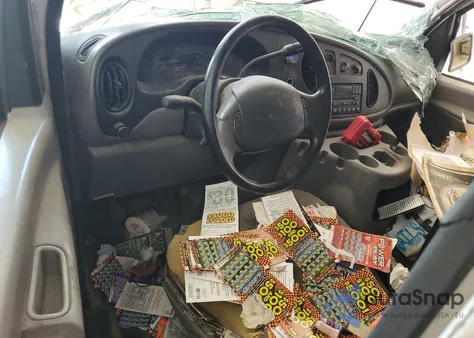 2001 Ford Econoline E250 Van from USA, damaged, VIN 1FTNE24L21HB41548